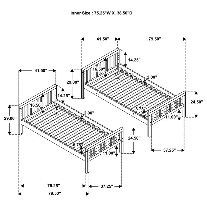 Dakota Bunk Beds - California Furniture (Coachella, CA)