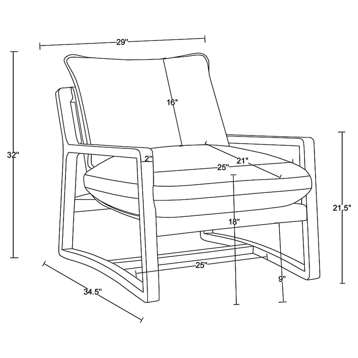 Geneva Accent Chairs - California Furniture (Coachella, CA)