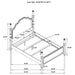 Andover 5 Pc Bedroom Set - California Furniture (Coachella, CA)