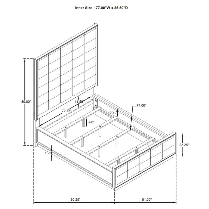 Durango 5 Pc Bedroom Set - California Furniture (Coachella, CA)