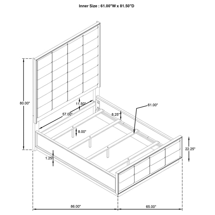 Durango 4 Pc Bedroom Set - California Furniture (Coachella, CA)