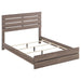 Brantford Eastern King & Queen Panel Bed Barrel Oak - California Furniture (Coachella, CA)