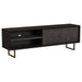 Marsden 2-door Wood 70" TV Stand Charcoal Black - California Furniture (Coachella, CA)