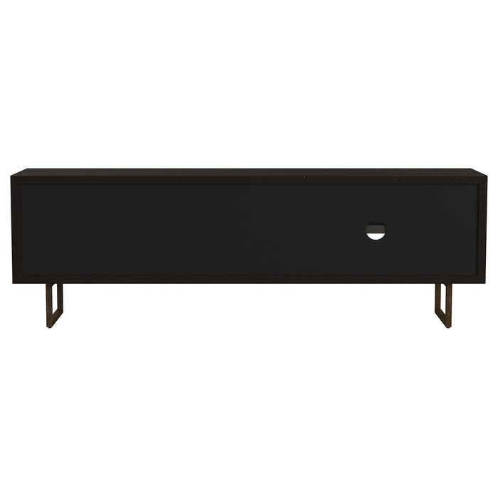 Marsden 2-door Wood 70" TV Stand Charcoal Black - California Furniture (Coachella, CA)