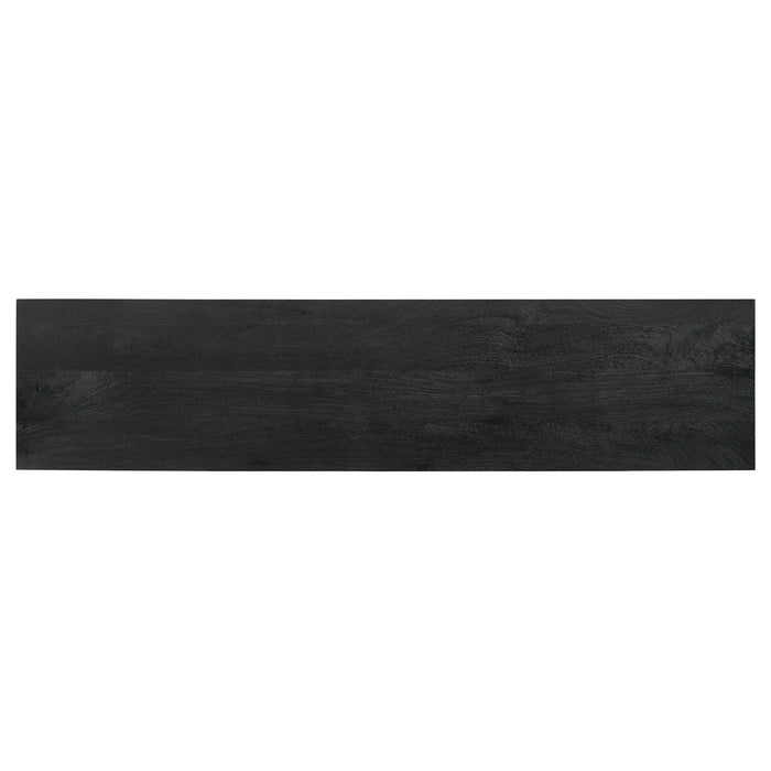 Marsden 2-door Wood 70" TV Stand Charcoal Black - California Furniture (Coachella, CA)