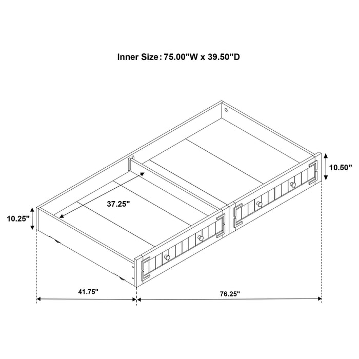 Oakdale Daybed with Trundle - California Furniture (Coachella, CA)