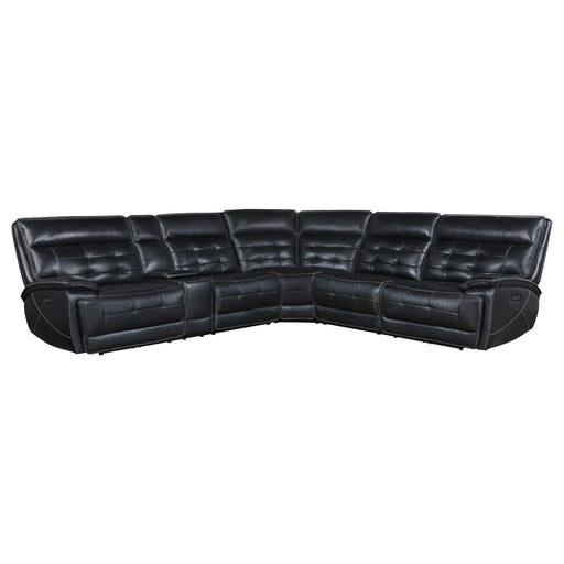Hewitt Dual Power Reclining Sectional - California Furniture (Coachella, CA)