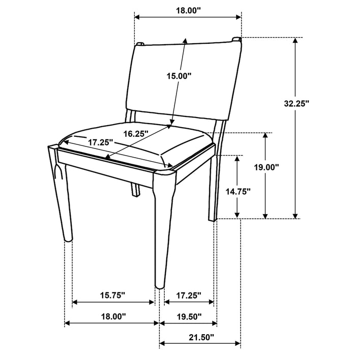Ottowa Side Chairs - California Furniture (Coachella, CA)