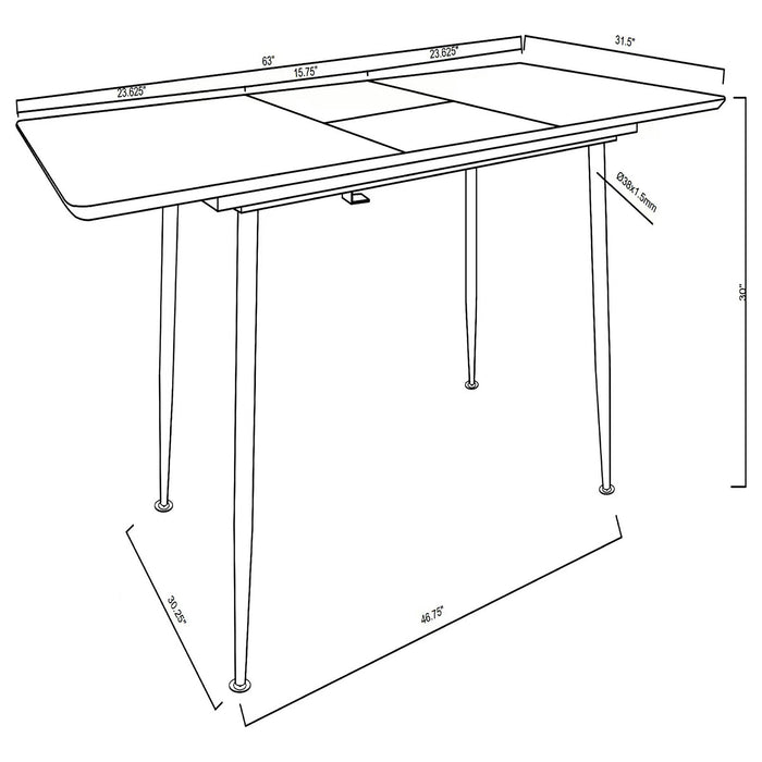 Horizon Dining Tables - California Furniture (Coachella, CA)