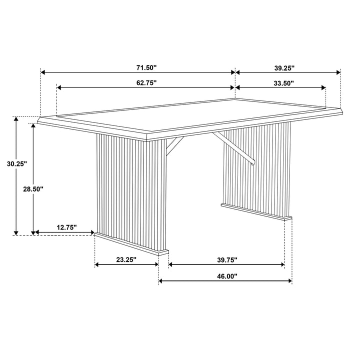 Sherwood Dining Tables - California Furniture (Coachella, CA)