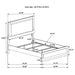 Caraway 5 Pc Bedroom Set - California Furniture (Coachella, CA)