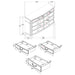 Celina 5 Pc Bedroom Set - California Furniture (Coachella, CA)