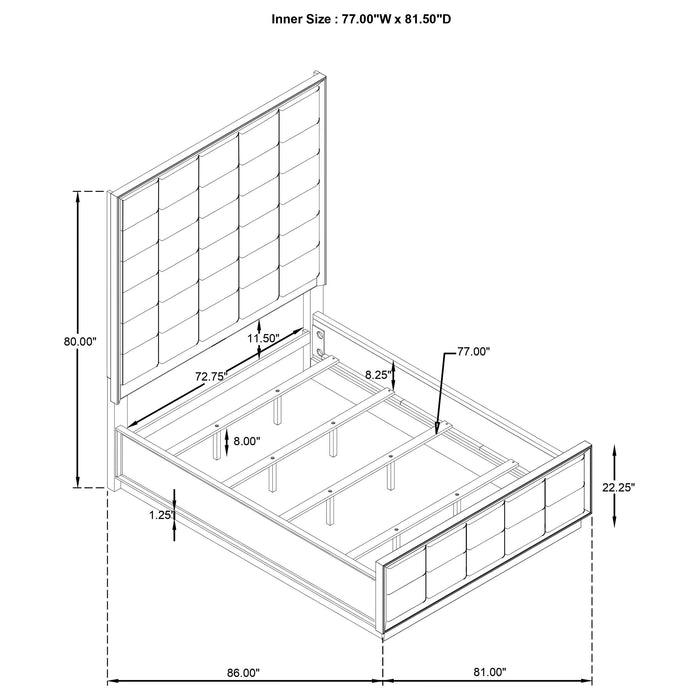 Durango 5 Pc Bedroom Set - California Furniture (Coachella, CA)