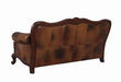 Victoria Rolled Arm Sofa Tri-tone and Brown - California Furniture (Coachella, CA)