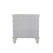 Sandy Beach 3-drawer Nightstand Cream White - California Furniture (Coachella, CA)