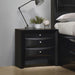 Briana Rectangular 2-drawer Nightstand Black - California Furniture (Coachella, CA)