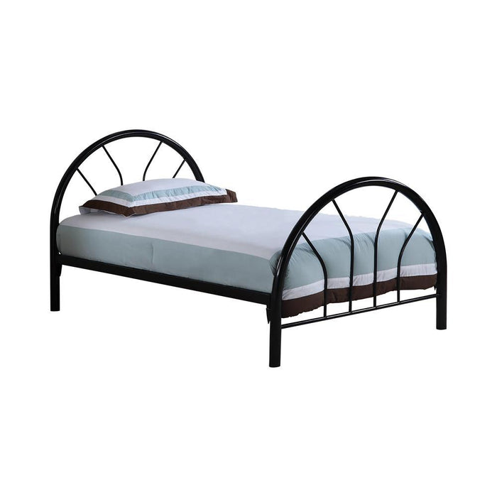 Marjorie Twin Platform Bed Black, Blue, & White - California Furniture (Coachella, CA)