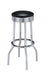 Theodore Upholstered Top Bar Stools Black and Chrome (Set of 2) - California Furniture (Coachella, CA)