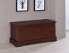 Paula Rectangular Cedar Chest Warm Brown - California Furniture (Coachella, CA)