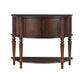 Brenda Console Table with Curved Front Brown - California Furniture (Coachella, CA)