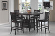 Jaden Square Counter Height Table with Storage Espresso - California Furniture (Coachella, CA)