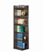 Pinckard 6-tier Corner Bookcase Cappuccino - California Furniture (Coachella, CA)