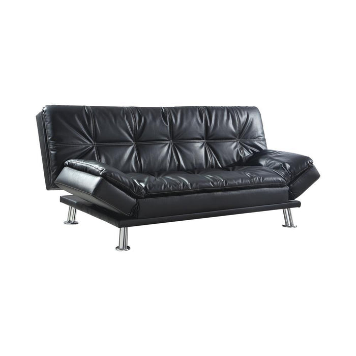 Dilleston Tufted Back Upholstered Sofa Bed Grey - California Furniture (Coachella, CA)