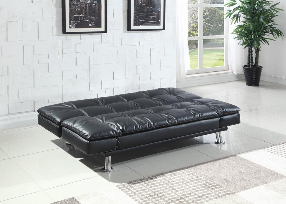 Dilleston Tufted Back Upholstered Sofa Bed Grey - California Furniture (Coachella, CA)