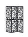 Nailan 3-panel Open Mosaic Pattern Room Divider Black - California Furniture (Coachella, CA)