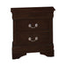 Louis Philippe 2-drawer Nightstand Cappuccino - California Furniture (Coachella, CA)