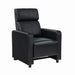 Toohey Home Theater Push Back Recliner Black - California Furniture (Coachella, CA)