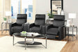 Toohey Home Theater Black Console - California Furniture (Coachella, CA)