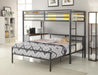 Fisher Twin Workstation Loft Bed Gunmetal - California Furniture (Coachella, CA)