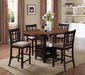 Lavon Oval Counter Height Table Light Chestnut and Espresso - California Furniture (Coachella, CA)