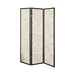 Felice 3-panel French Script Print Folding Screen Espresso - California Furniture (Coachella, CA)