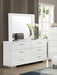 Felicity 6-drawer Dresser Glossy White - California Furniture (Coachella, CA)
