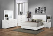 Felicity 2-drawer Nightstand Glossy White - California Furniture (Coachella, CA)