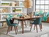Malone Rectangular Dining Table Dark Walnut - California Furniture (Coachella, CA)