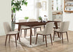 Malone Rectangular Dining Table Dark Walnut - California Furniture (Coachella, CA)