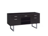 Lawtey 5-drawer Credenza with Adjustable Shelf Cappuccino - California Furniture (Coachella, CA)