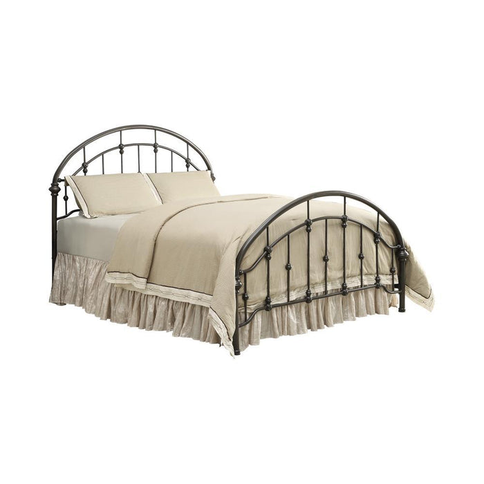 Rowan Eastern King & Queen Bed Dark Bronze - California Furniture (Coachella, CA)