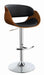 Dana Adjustable Bar Stool Black and Chrome - California Furniture (Coachella, CA)