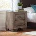 Kauffman 2-drawer Nightstand Washed Taupe - California Furniture (Coachella, CA)