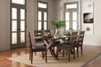 Alston Ladder Back Dining Side Chairs Knotty Nutmeg and Grey (Set of 2) - California Furniture (Coachella, CA)
