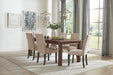 Coleman Rectangular Dining Table Rustic Golden Brown - California Furniture (Coachella, CA)