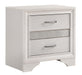 Miranda 2-drawer Nightstand Tray White - California Furniture (Coachella, CA)