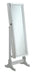 Elle Jewelry Cheval Mirror with Crytal Trim Silver - California Furniture (Coachella, CA)
