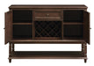 Parkins Server with Lower Shelf Rustic Espresso - California Furniture (Coachella, CA)