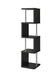 Baxter 4-shelf Bookcase Black and Chrome - California Furniture (Coachella, CA)