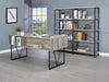 Analiese 4-drawer Writing Desk Grey Driftwood - California Furniture (Coachella, CA)